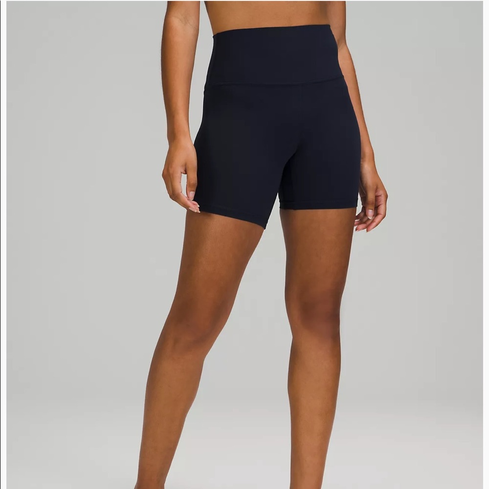 Lululemon Align High Rise Short 6 inches- Navy